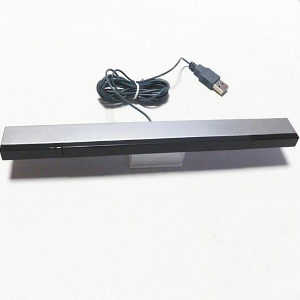 10PCS  for Wii New Practical Wired Sensor Receiving Bar With USB Cable