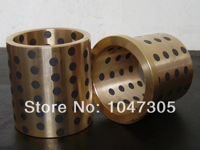 

JDB solid lubricating bearings Graphite inserts Copper sets copper sleeve Graphite copper sleeve JDB22*32*12