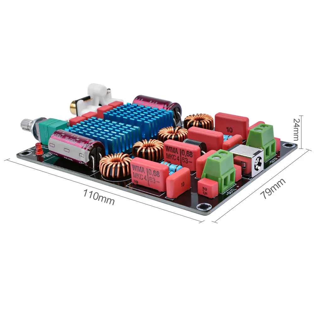 AIYIMA Professional Mini Amplificador ระบบเสียง Board TPA3116 2.0ชิปคู่ดิจิตอลเครื่องขยายเสียง100W สำหรับโฮมเธียเตอร์