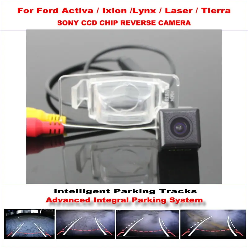 

For Ford Activa/Ixion/Lynx/Laser/Tierra Car Intelligentized Reverse Camera Rear View Dynamic Guidance Tracks CAM