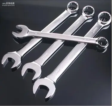 

R'DEER TOOL high carbon steel mirror surface open and box end wrench combination spanner