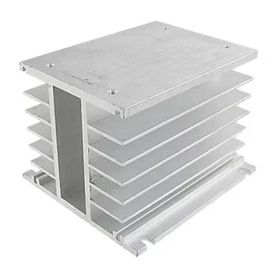 

Aluminum Heat Sink for Solid State Relay SSR Heat Dissipation Three 3 Phase