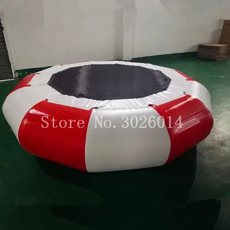 Envío Gratis trampolín de agua 3M de diámetro PVC cama para saltar de agua juguete jugando en el agua juguetes inflables de verano