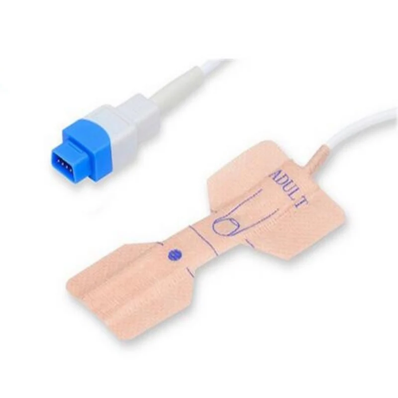 

30pcs/Lot FREE SHIPPING Compatible For GE Trusignal TS-AF-10/25 DB 9Pin Disposable Spo2 Sensor Adul Use Oximeter Probe PVC