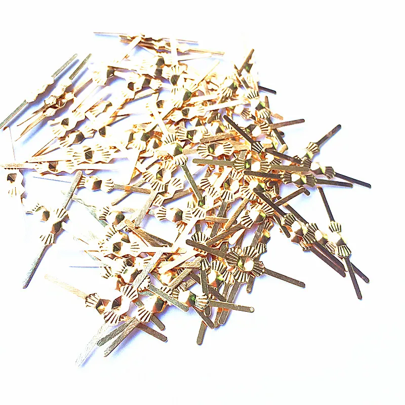 2000pcs 33mm Gold Butterfly Bow Tie Buckle/Tie Clips Octagon Beads Curtain Accessories& Lighting Chandelier Ball Metal Connector