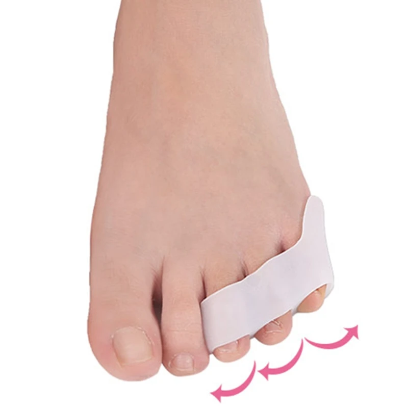 Bunion Shield Gel Pinky Toe Separator Straightener Gel 3 Hole Bunionette Pads Bunion Corrector Foot Care Tool