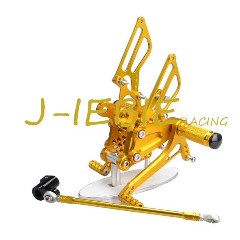 CNC Racing Rearset Adjustable Rear Sets Foot pegs Fit For Honda NSR50 NSF100 ALL YEARS GOLD