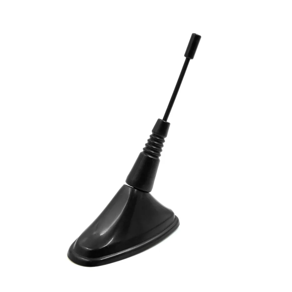 UXCELL Black 9-17cm Length Universal Self Adhesive Base Decorative Antenna Aerial for SUV Car