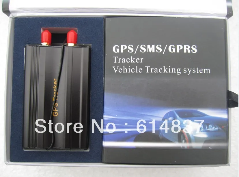 Tracker car  tk103 Car safety GPS Tracker TK103B + SHOCK Sensor SD card Slot Support 18 kinds of Languages Car ALARM Quadband