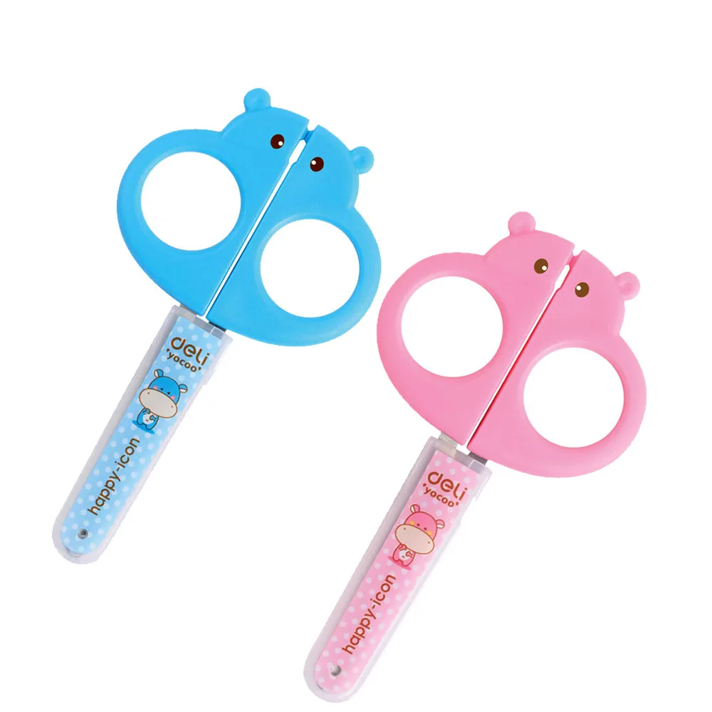 

2 Pcs/Lot Cute Lovely Cartoon Hippo Scissor for School Stationery & Office Supply