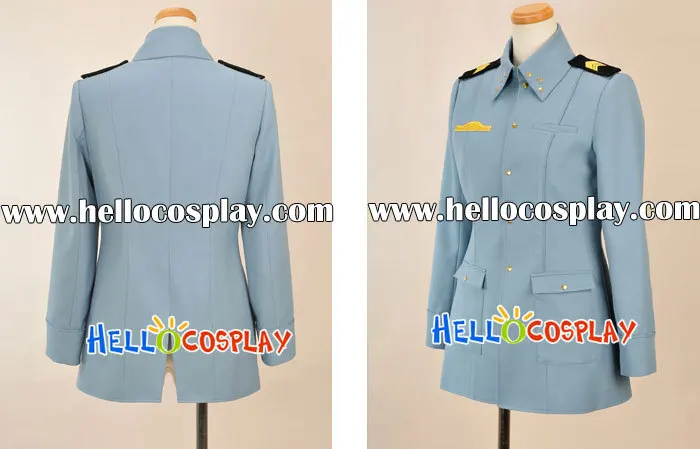 Strike Witches Cosplay Eila Ilmatar Juutilainen Uniform H008