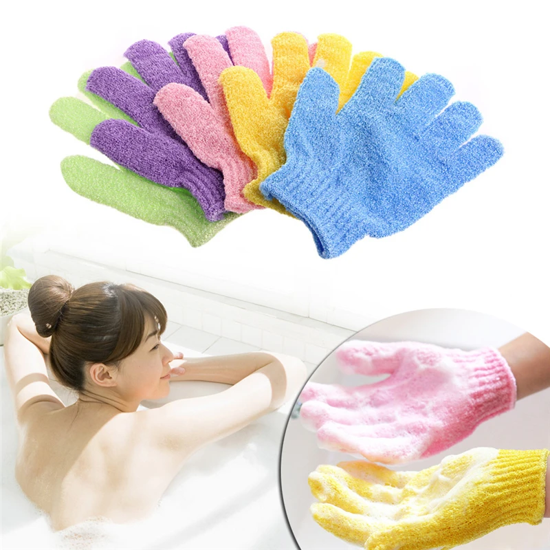 

Shower Bath Gloves Exfoliating Wash Skin Spa Body Massage Sponge Wash Skin Moisturizing Spa Massage Body Back Scrub Foam-W110