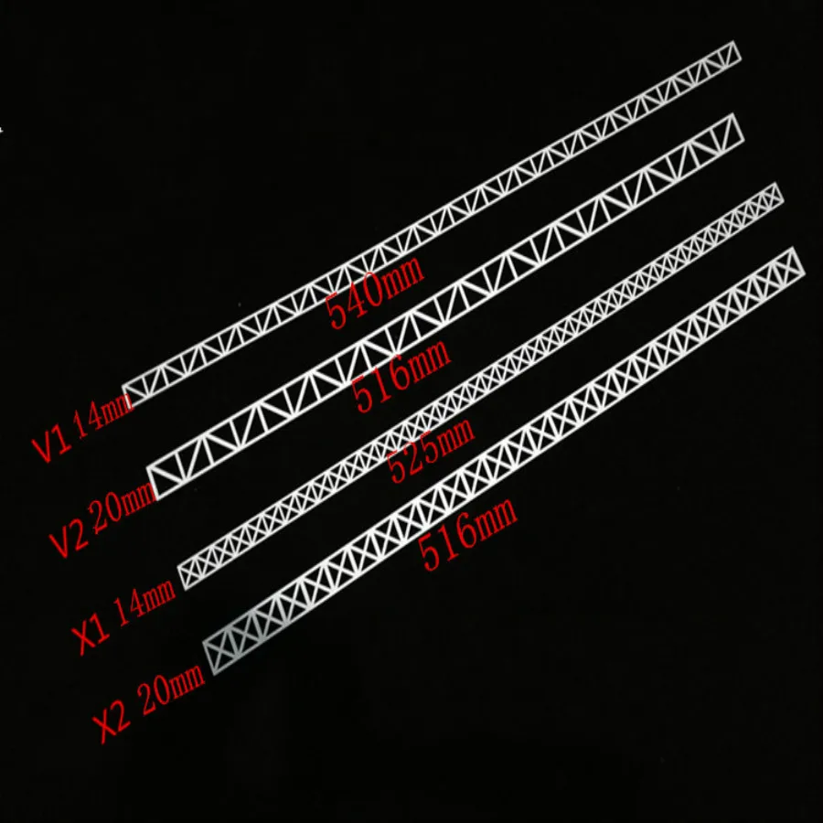 5 pz/lotto Ho treno Layout recinzione modello da costruzione materiale VX capriata ponte struttura in acciaio supporto treno stradale modello scena trave in acciaio