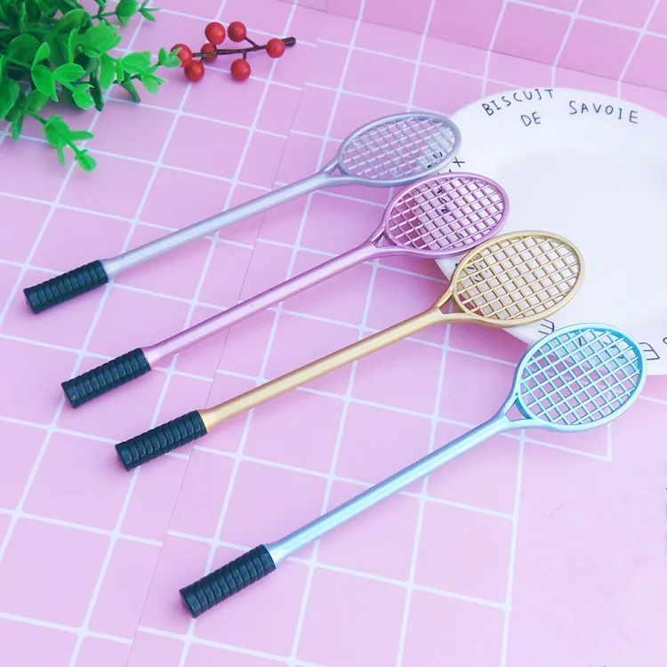 4pcs Badminton Racket For Kid DIY Fluffy Slime Form Crystal Soil Kit Clear Slime Floam Putty Cream Keyboard Model Clay Tool Toys