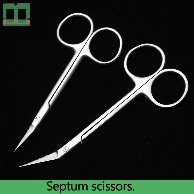 

Septum scissors Frog mouth cut Bird mouth scissors Nasal plastic surgery instruments and tools