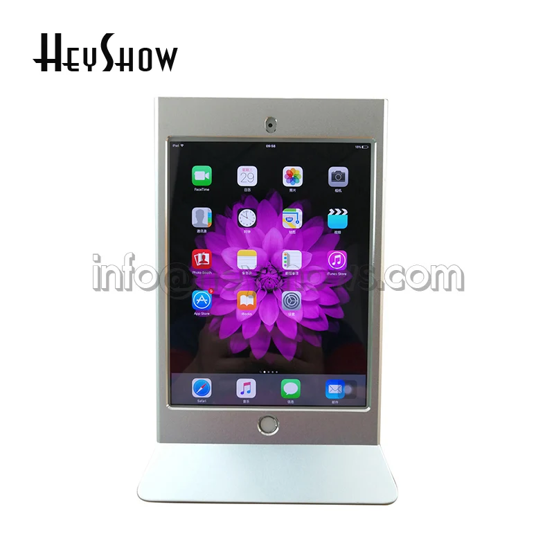 Lockable Tablet Security Display Stand Case for iPad Mini 1 2 3 4 - Mounting Bracket Holder with Keys