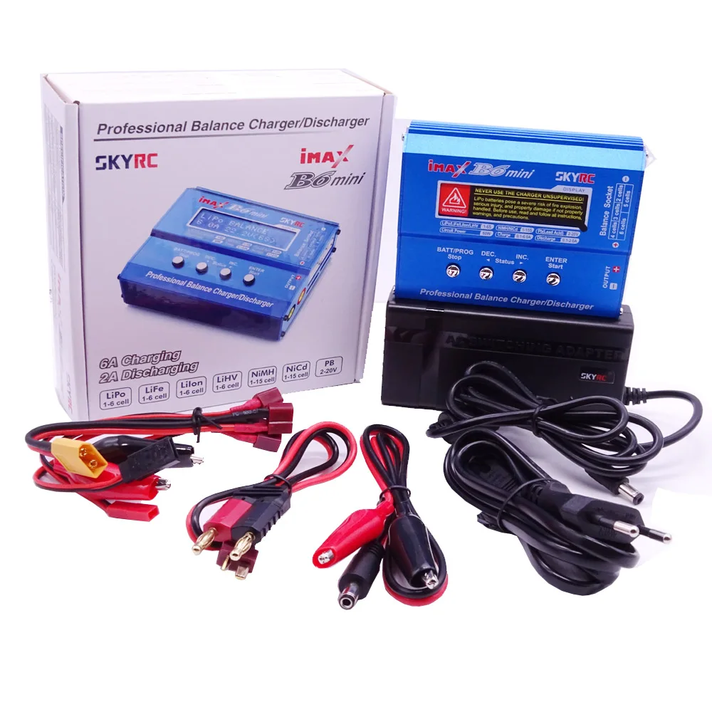 Original SKYRC IMAX B6 mini 60W / B6 neo 200W Balance Charger Discharger for RC Helicopter LiPO Nimh Nicd Battery Charge