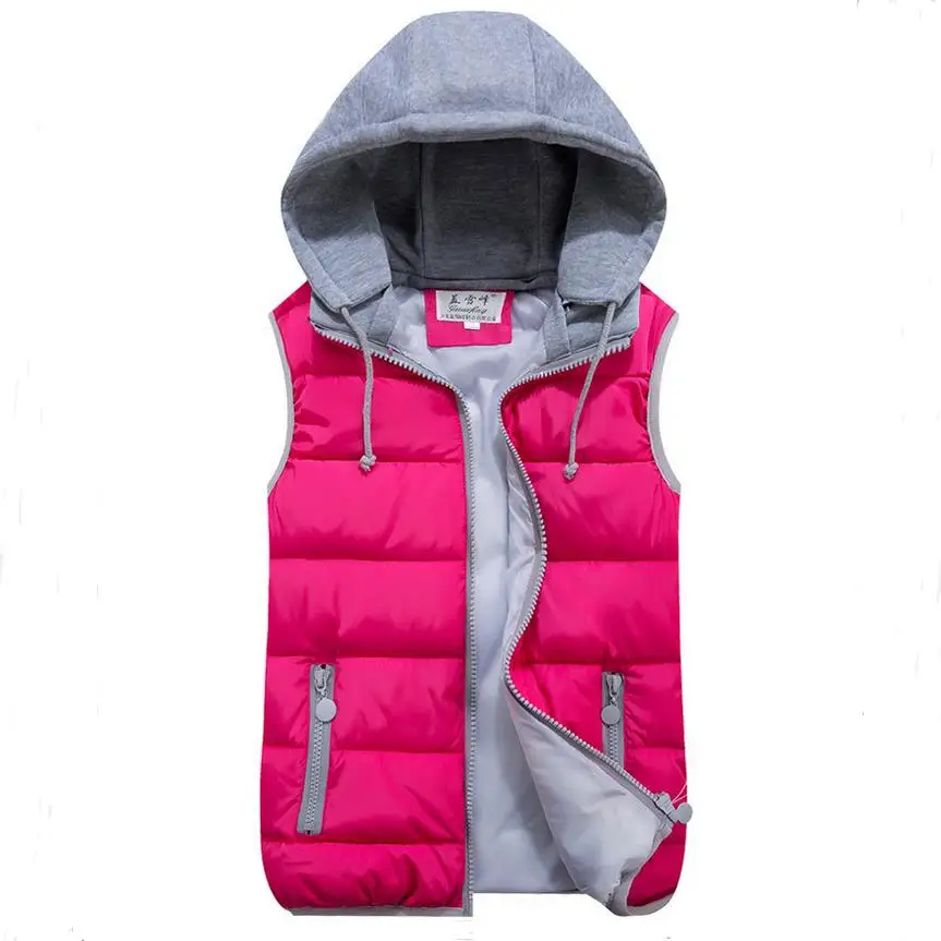 Hot! Fashion Down Vest Jacket For Man and Wome Lovers Down Hooded Vest men's jacket Men jacket W134