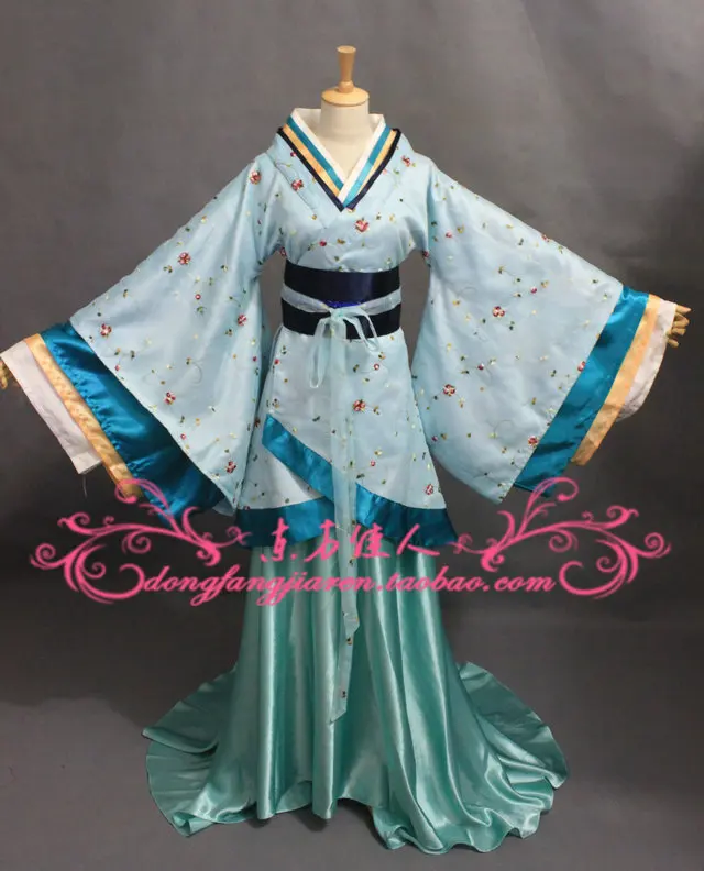 TV Play Schemes of A Beauty Princess GuanTao Elegrant Simple Traditional Hanfu Costume Quju Actual Product Pic