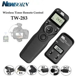 Pixel TW-283 Wireless Timer Remote Control Shutter Release (DC0 DC2 N3 E3 S1 S2) Cable For Canon Nikon Sony Camera TW283