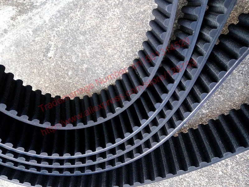 Picture 3: 5pcs 896-HTD8M-30 Timing belt length 896mm width 30mm pitch 8mm Neoprene Rubber HTD 8M 896-8M 30 STD S8M Timing belts