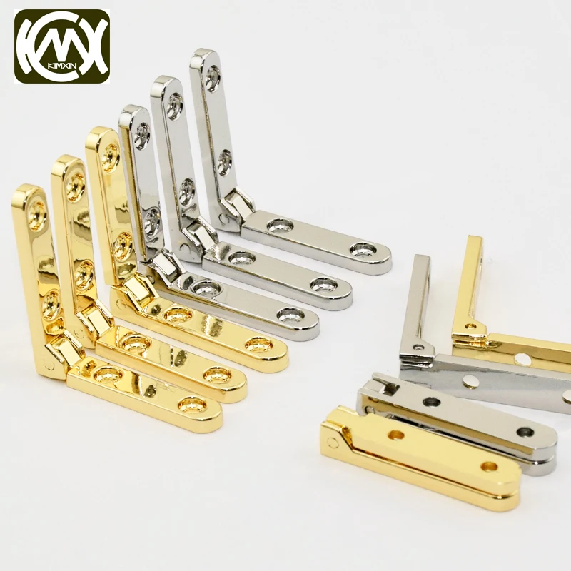 KIMXIN High-End Wooden Box Accessories Jewelry Box Hinge Zinc Alloy Seven-Letter Hinge Screw 10 Pieces For Sale The Simple Hinge