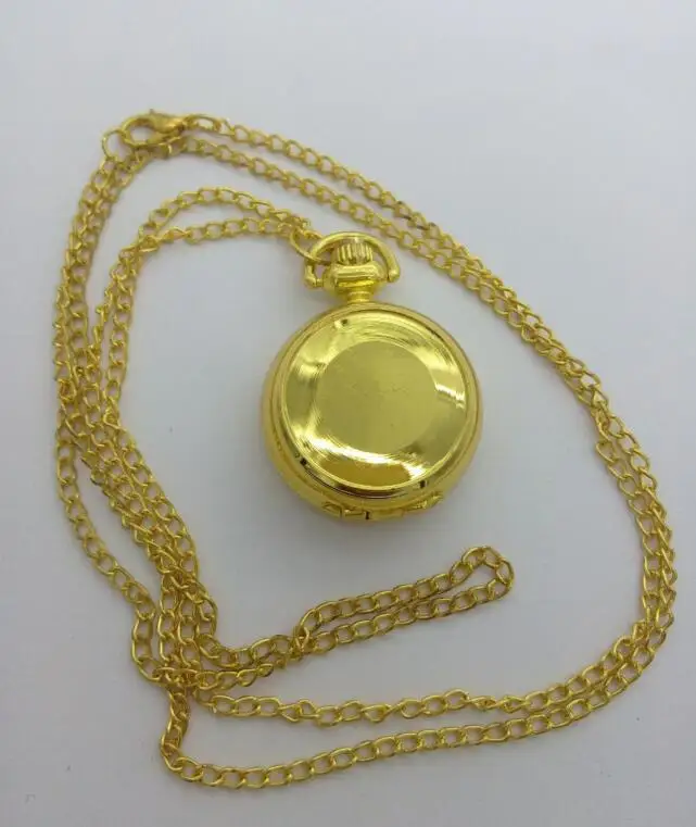 Vintage Style golden DIY pocket watch pendant wholesale free-map pocket watch good quality 25MM P28