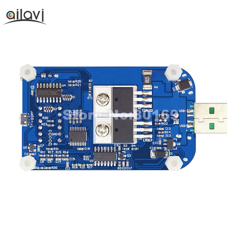 USB Electronic Load Tester Intelligent Trigger 5V9V12V20V Battery Discharge  Digital Ammeter Voltmeter Adjustable 35W