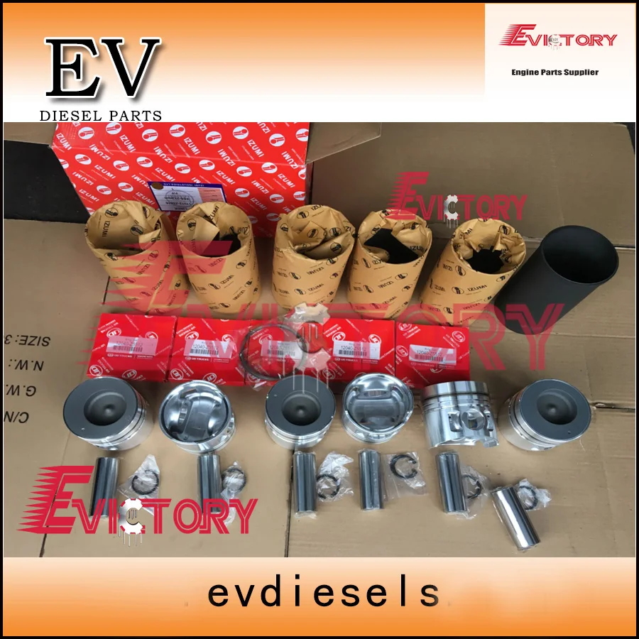 UD Truck 12 valve FE6 engine rebuild kit FE6T FE6TA piston + ring cylinder liner full gasket kit bearing