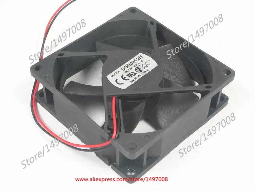 

NMB-MAT BRUSHLESS-B DC 12V 0.21A 2-Wire 80x80x25mm Server Cooling Fan