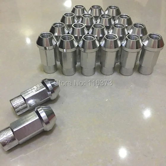 Light Weight 7075 Aluminum M12x1.5 Wheel rim lug nut For 1978-1990 Plymouth Horizon extended length open end