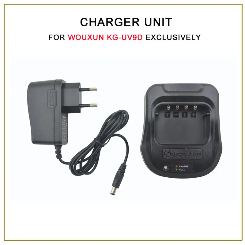 100-240V Original WOUXUN Desktop Charger Unit w/ AC Adapter for Wouxun KG-UV9D