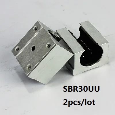 

2pcs/lot SBR30UU SME30UU Open Type Linear Ball Bearing Block for SBR30 30mm linear guide/rail for CNC router parts