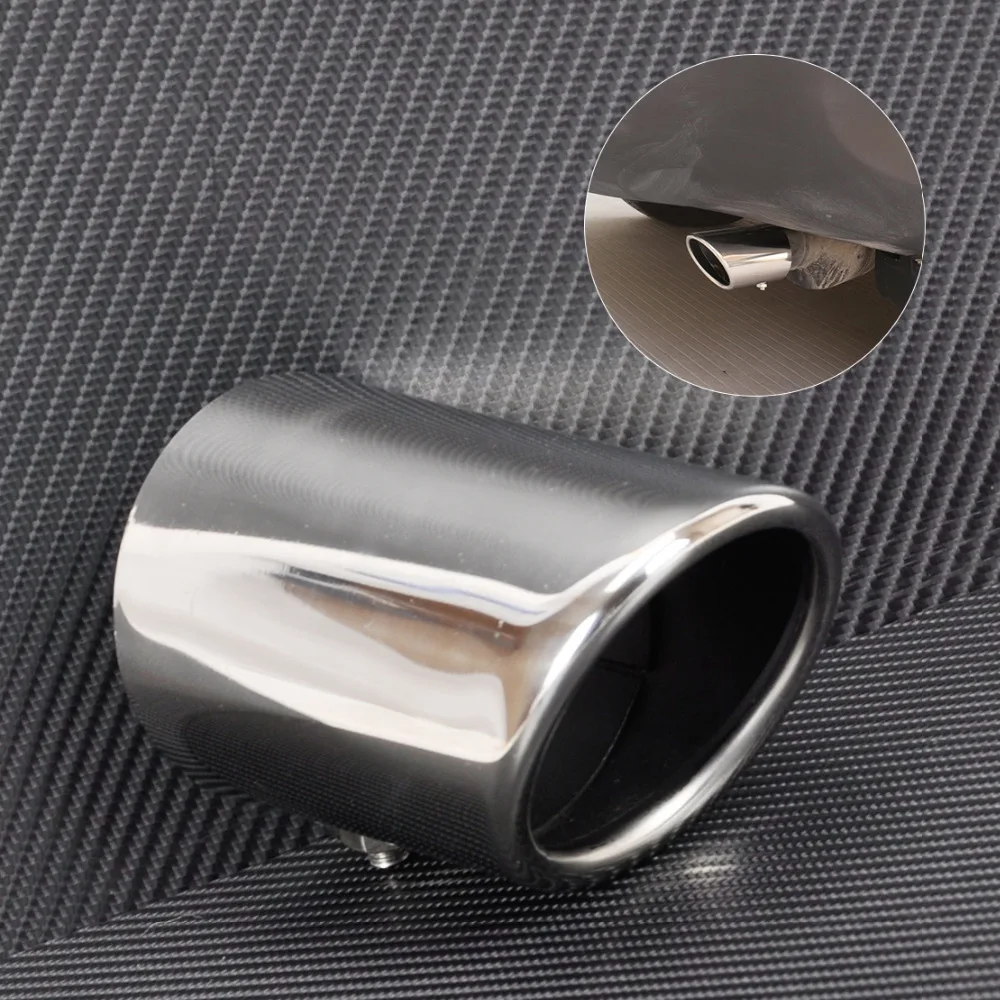 DWCX STAINLESS STEEL EXHAUST TAIL REAR MUFFLER TIP PIPE Tailpipe Fit For Toyota Rav4 RAV-4 MK3 2004- 2011 2012 2013 2014 2015