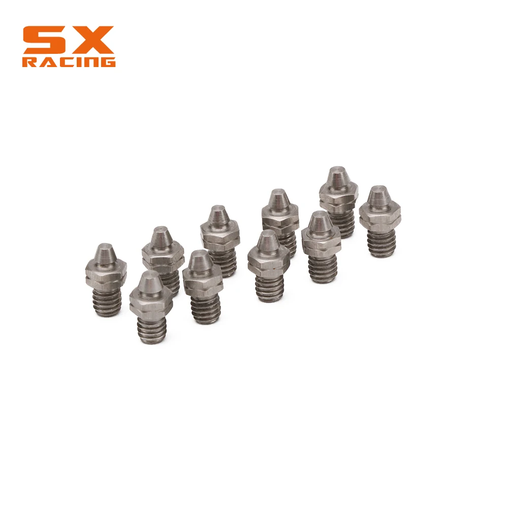 M4*0.7 Motorcycle 10pcs Aluminum Foot Pegs Footpeg Pedals Screws Bolts For KTM EXC SX XC YZ YZF WR CR CRF XR KX KLX DRZ RMZ