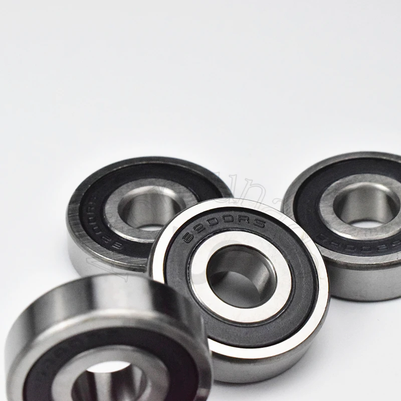 6200RS   chrome steel rubber Sealed Bearing 1pcs  10*30*9(mm)