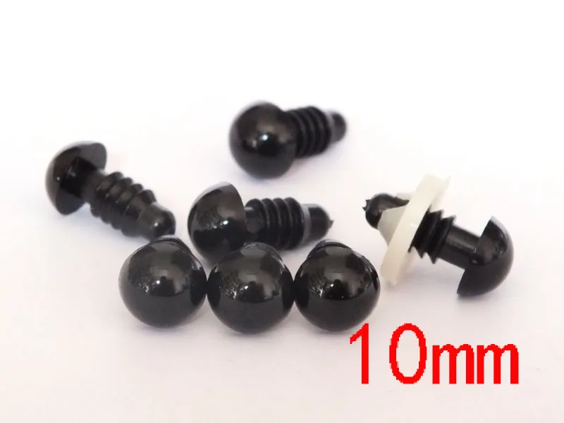 Plastic Safety Eyes Mixed Size For Amigurumi Toys 4.5mm -15mm can choose