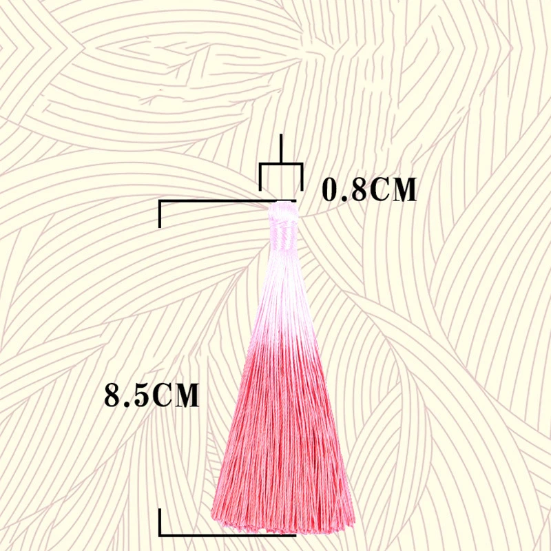 5 sztuk Multicolor poliester dekoracyjny frędzel DIY zapasy rzemieślnicze zasłony szycie ubrań akcesoria tworzenia biżuterii wisiorek