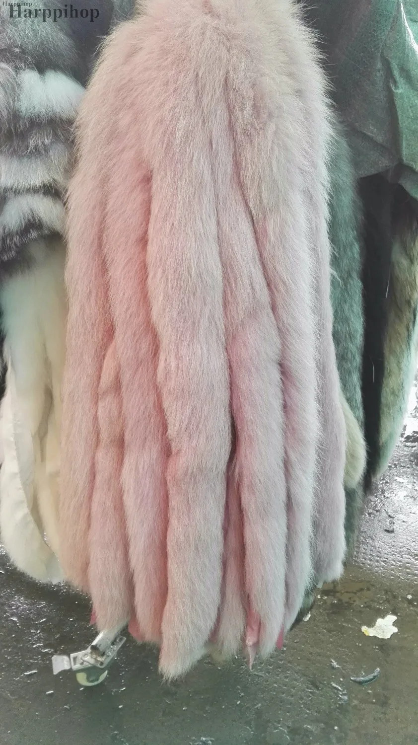 real Fox fox fur vigoreux fur collar hat raccoon fur clothes cuff wool