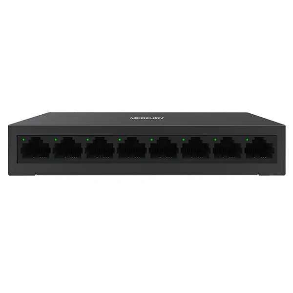 

Metal Cabinet Ethernet Switch Mini 8 Ports Desktop Ethernet Network Switch, 10/100Mbps LAN Hub, Small , Plug&Play, Fast Switch