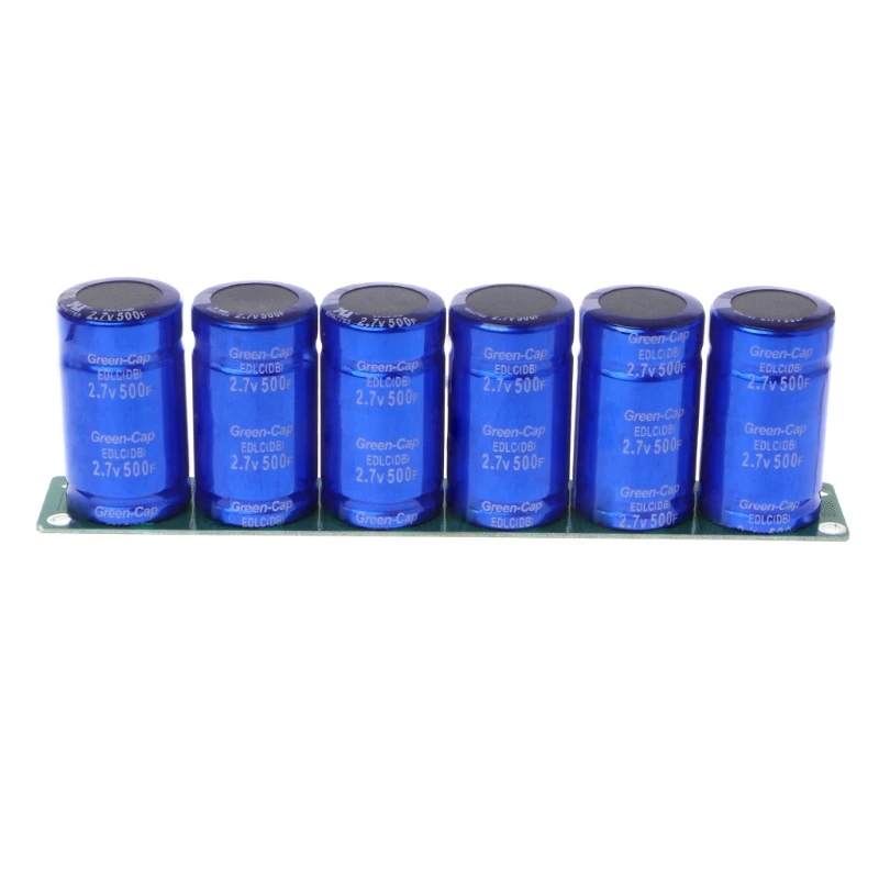 Farad Capacitor 2.7V 500F 6 Pcs/1 Set Super Capacitance With Protection Board