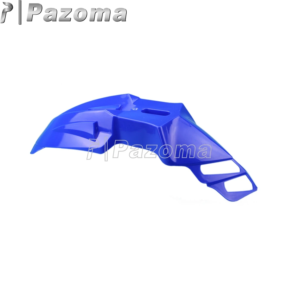 1X Universal Motorcycle Blue Front Fender Supermoto Enduro MX Dirt Bikes Motocross Front Mud Guard For Yamaha YZ250F 450F YZ 125