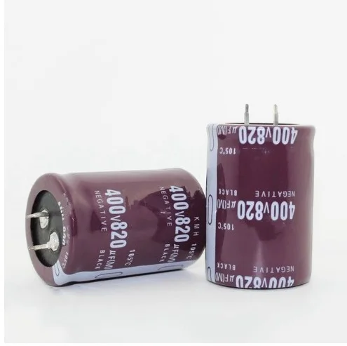 20PCS-2PCS 400V 820UF 820UF 400V  Electrolytic Capacitor  volume 35*50MM best quality