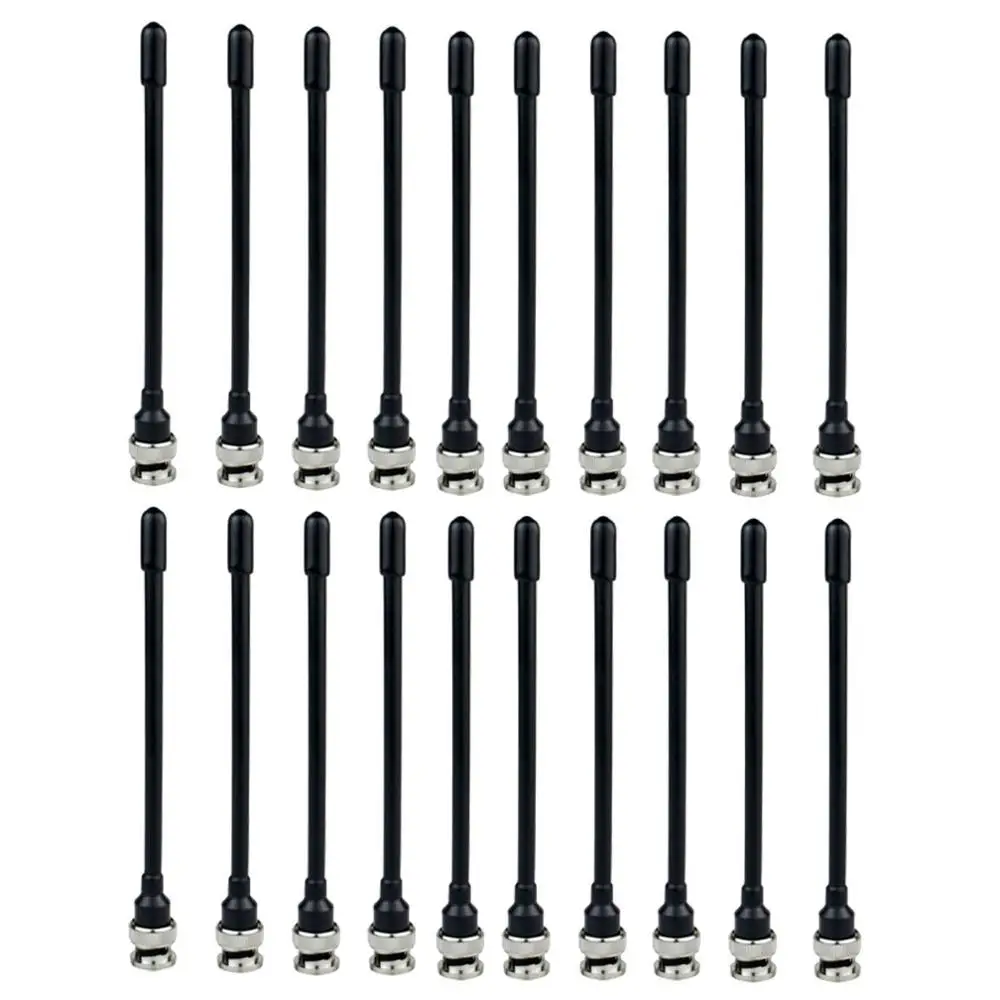 

20pcs BNC Whip Antenna UHF 400-470MHz for ICOM V80 IC-U82 Two-Way Radio