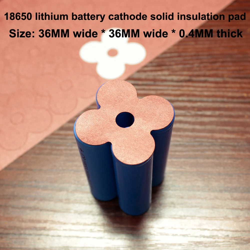 100pcs/lot 18650 Universal Lithium Battery High Temperature Insulation Gasket 18650 Battery Pack Insulation 4S Surface Mat