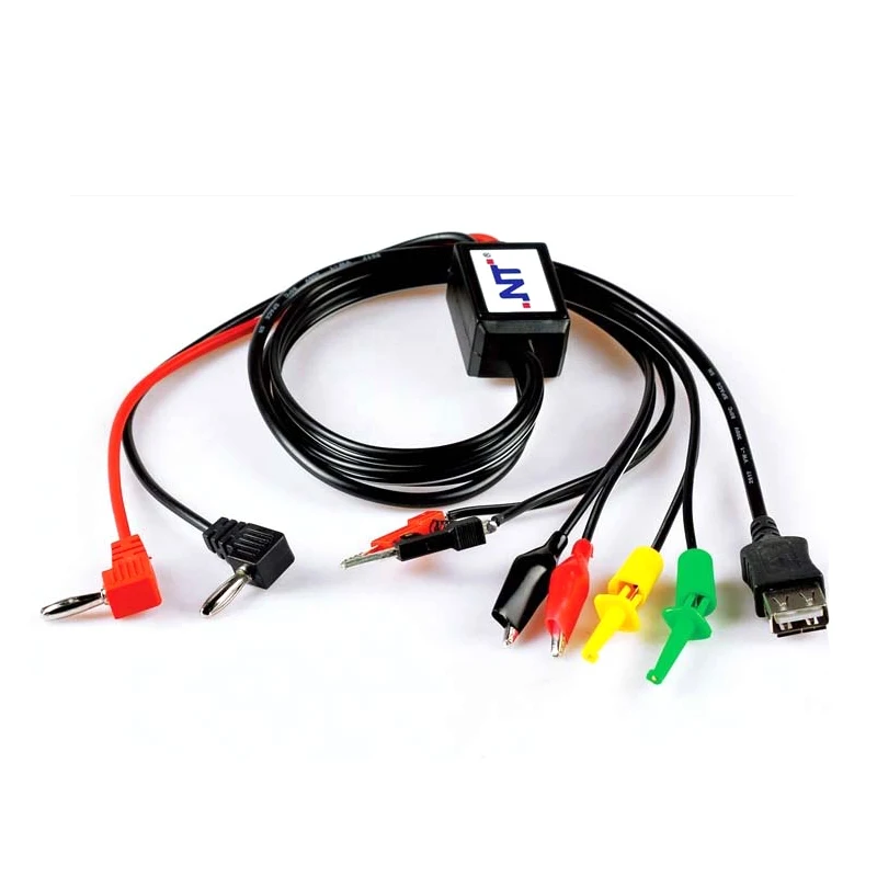 Cable de datos de alimentación CC, Cable de prueba de corriente con salida USB para iPhone, Samsung, herramientas de reparación de teléfonos