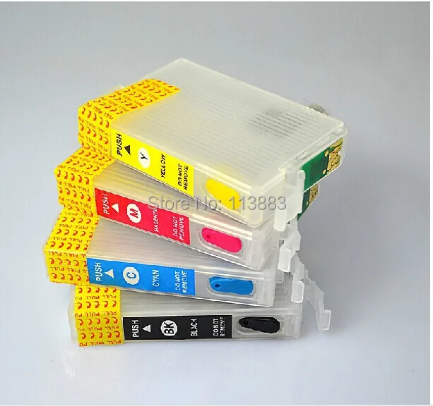 71 T0715  Refillable ink cartridge for EPSON Stylus SX600FW SX610FW BX600FW BX610FW  Office B40W BX300F BX300FW BX310FN  printer