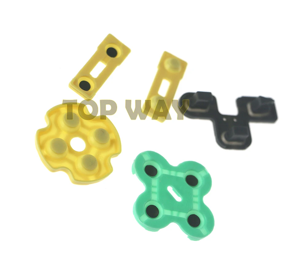 120sets/lot Conductive Rubber Contact Pad Button D-Pad for playstation 2 PS2 Controller ChengChengDianWan