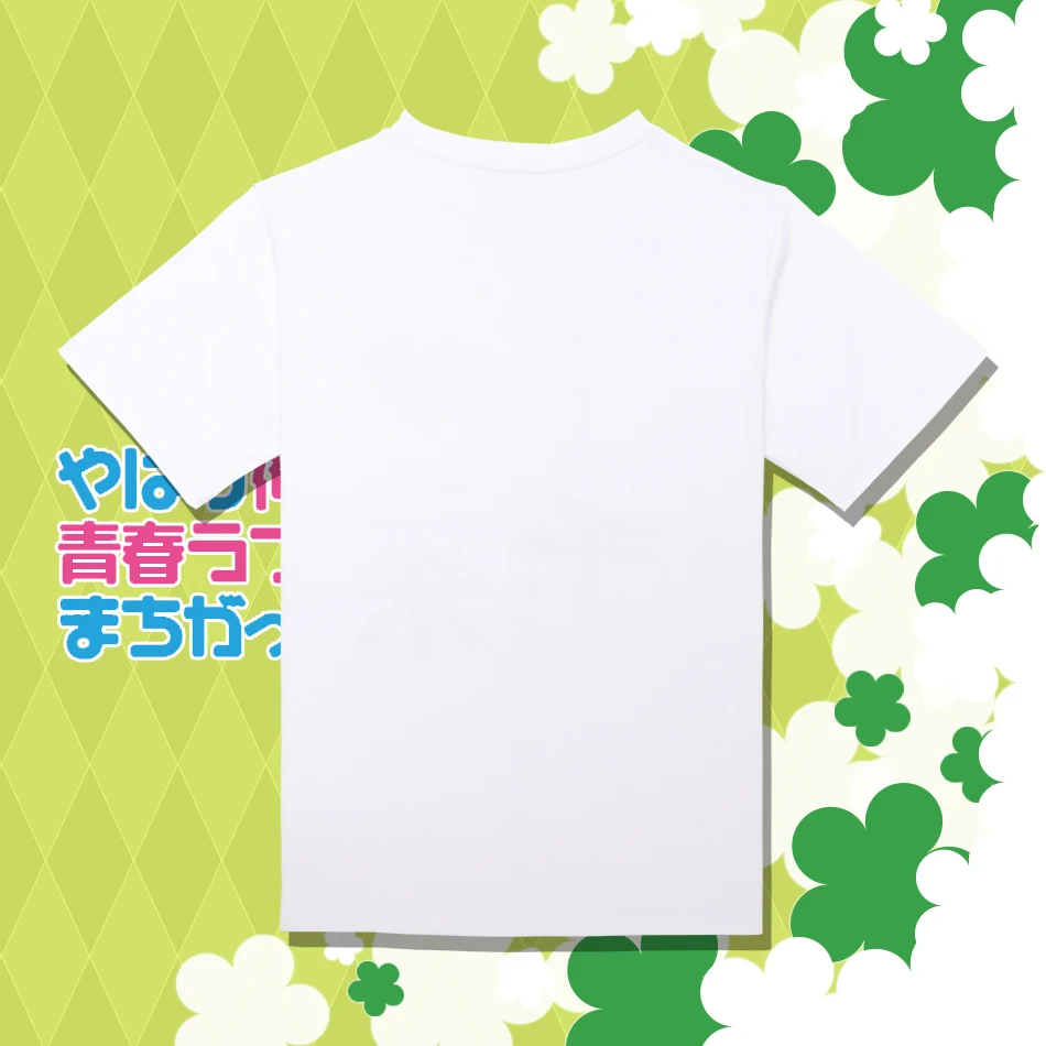 My youth Romantic T-shirt Anime Hikigaya Hachiman Cosplay Costume Fashion Cotton T Shirt Tees