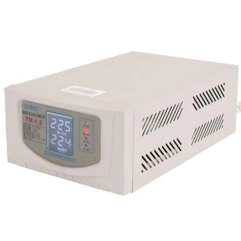 

1500VA Voltage Regulator Input 130v-270v /Output 220v Automatic Household Voltage Stabilizer 1500w Regulated Power Supply TM-1.5